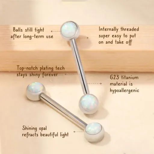 Test AROWRO Piercing téton/langue : du titane pas cher qui fait le job, avec quelques zones floues