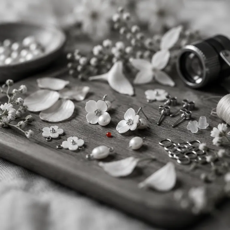 Élégantes boucles d’oreilles fleurs blanches : guide piercing et choix raffinés