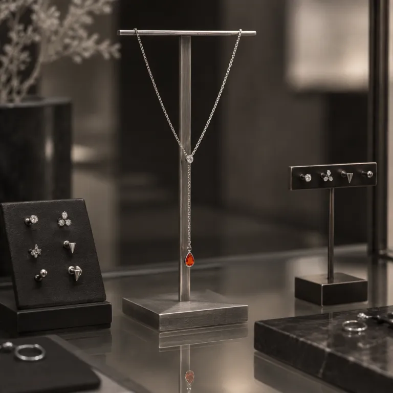 Collier en Y : le bijou qui sublime vos piercings et votre port de tête