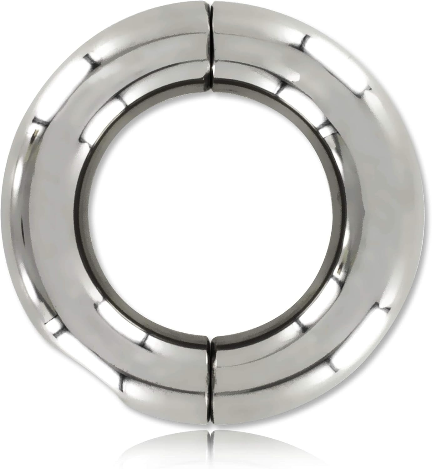 Anneau segment acier vissable pour Prince Albert