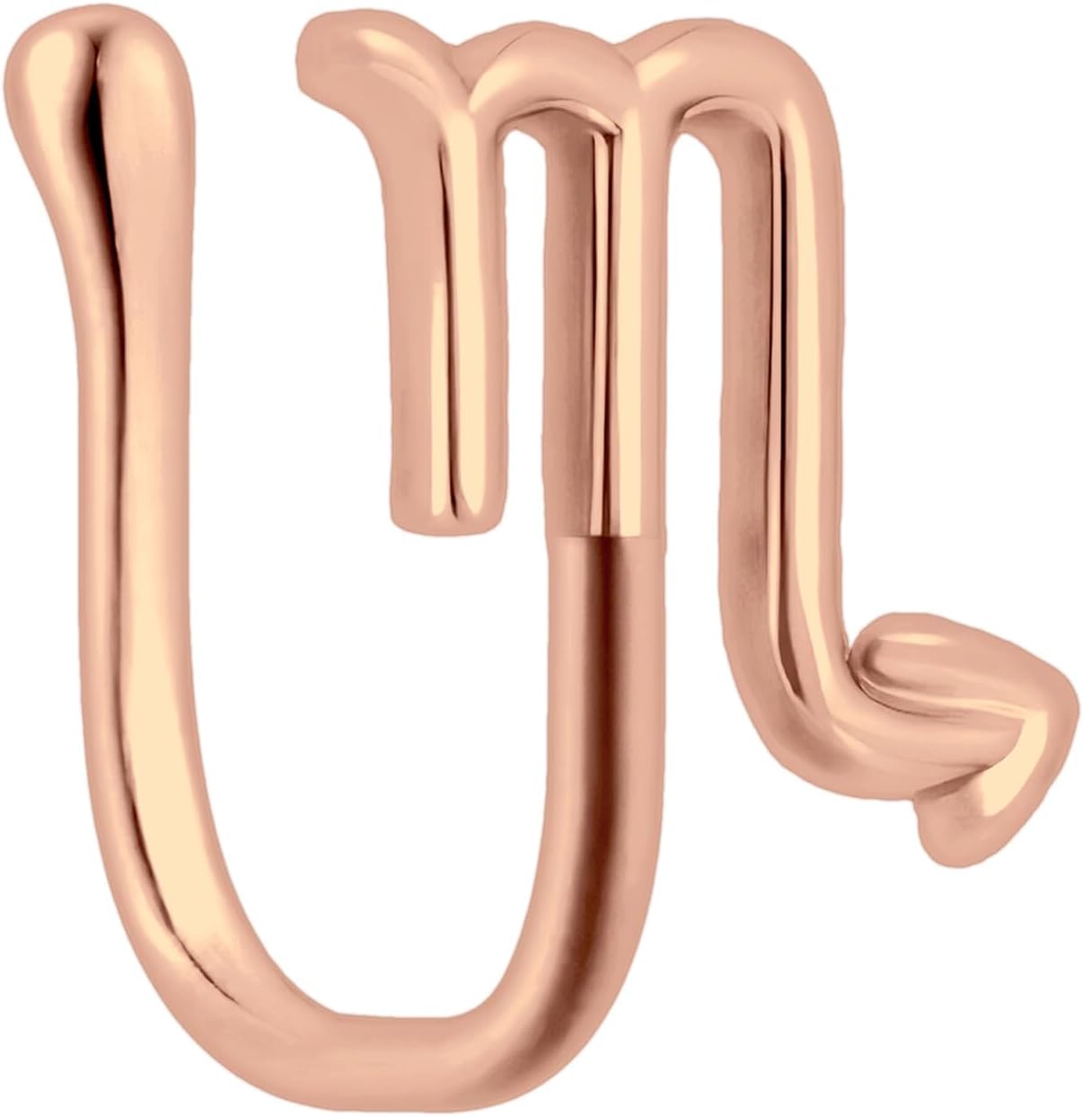 Gold Plated Nose Cuffs with Zodiac, Faux Decoration Non-Piercing Cuff Fashion Piercing