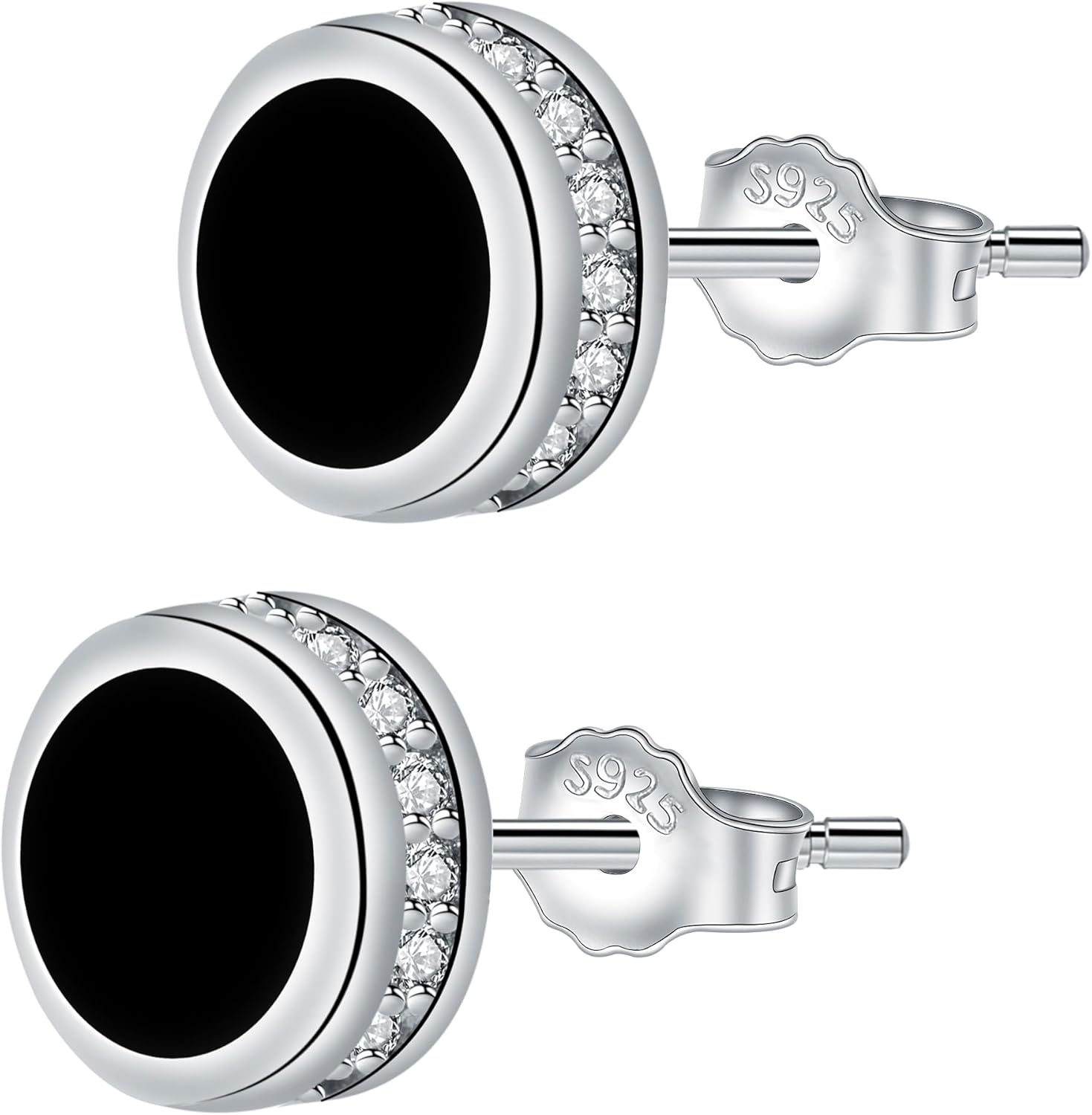 J.MUEN Boucles d'oreilles Femme en Argent Sterling 925 Boucles d'oreilles Hypoallergénique Boucles d'oreilles Cadeau d'anniversaire pour Femmes