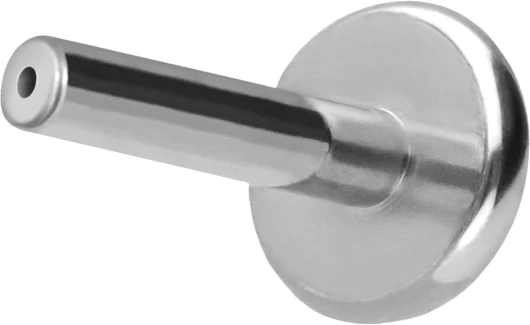 PIERCINGLINE Piercing labret en titane avec push-fit sans accessoire pour oreille, tragus, lèvre, nez, médusa, couleur et taille au choix