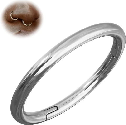 G23 Titane Piercing Nez pour Femmes Anneaux de Nez Créoles 20/18/16G Piercings pour Septum Nez Lèvres Conque Hélix Bijoux
