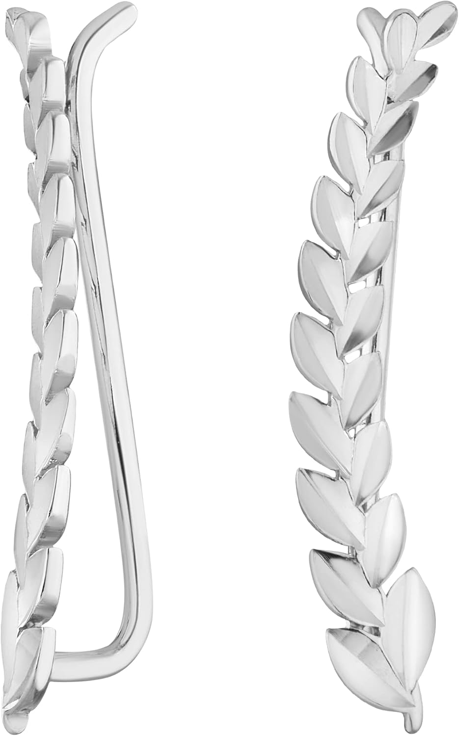 JC Climber Boucles d'oreilles Argent 925 Femme, Argent