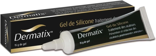 DERMATIX - Traitement et prévention des cicatrices - Chirurgie, brûlure - Gel de silicone - Tube de 15 grammes
