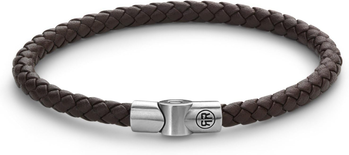 Rebel & Rose Bracelet pour Homme Acier Inoxydable RR-M0041-S-L 19 cm
