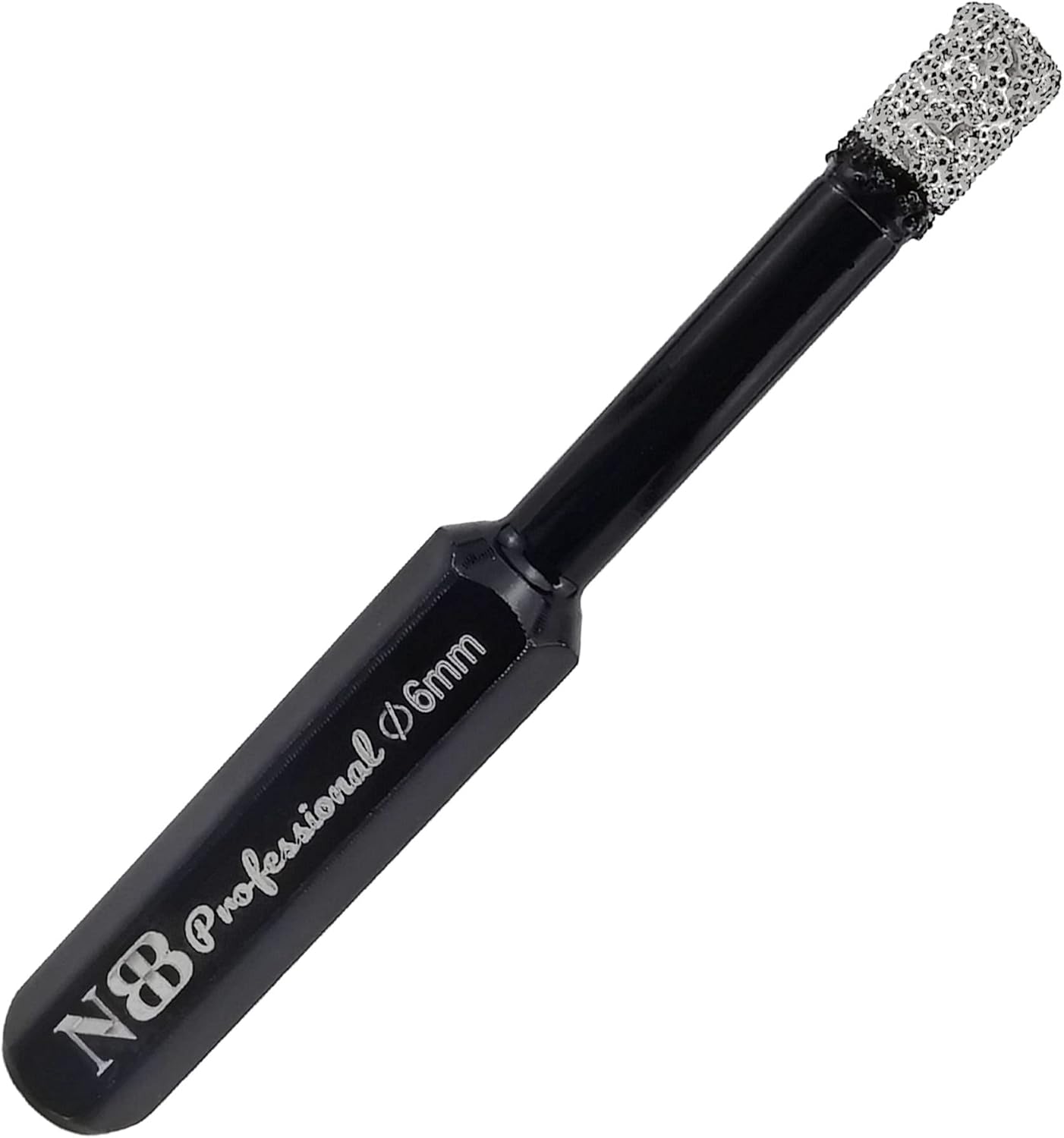 Forets diamantés brasés avec tige hexagonale, pour le perçage à sec sur la porcelaine dure, céramique, carrelage, granit, marbre,utilisés sur une perceuse à cordon ou sans fil (1, 6mm) 1 6mm