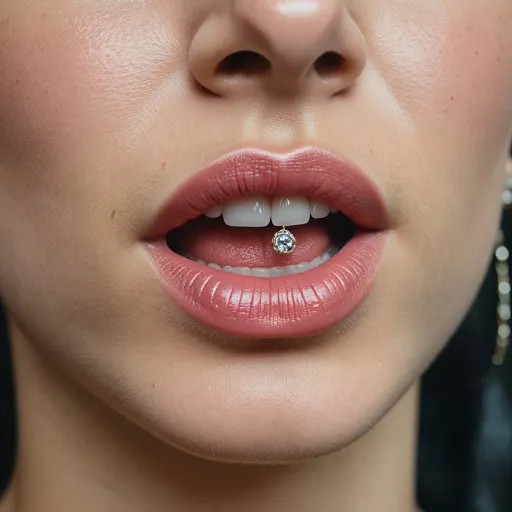 Tout savoir sur le piercing labret vertical