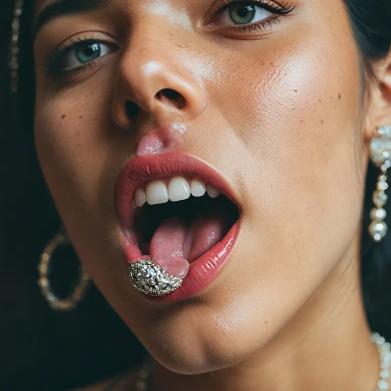 Comprendre la signification du piercing à la langue