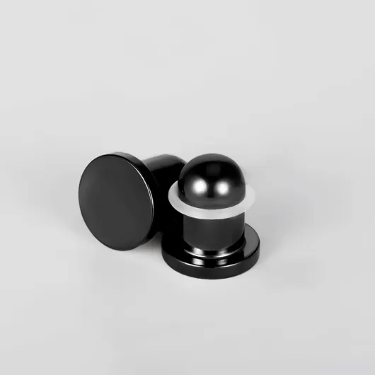 Kit ecarteur oreille 1-25mm 0.5mm Écarter ear stretching set single flare plug tunnel lot en Acier Inoxydable lobe d'oreille Piercing extension Bijoux pour Femmes Hommes 1-6mm Noir