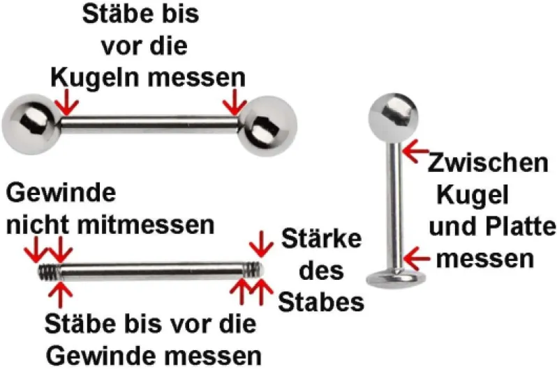 Système d'emboîtement labret en téflon de 1,6 mm et embout doré avec pierre transparente 10.0 Millimètres 3