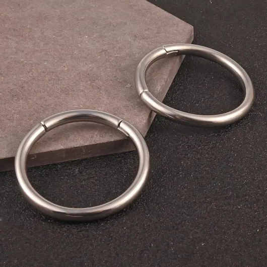 Poids Oreille écarteur Plug Tunnel Jauges Cerceau en Acier Inoxydable Piercing Bijoux pour Femmes Hommes 4mm 5mm 6mm 8mm 4mm(6G)X40mm argent