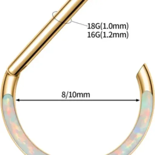Test anneau de septum hengkaixuan : joli petit bijou, mais pas parfait sur la durée