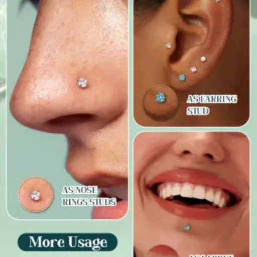 Test Morfetto Lot de 28 Piercings Tragus/Labret : beaucoup de choix pour pas trop cher, mais quelques limites
