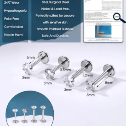 Test LOLIAS 28 Pièces Labret Lèvre : un gros lot pas cher, pratique mais pas parfait