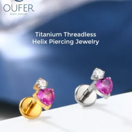 Test OUFER Labret Titane 18G Heart-gold : un petit cœur qui fait le job sans ruiner ton piercing