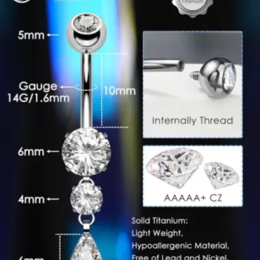 Test OUFER Belly Bars Titanium : un piercing nombril simple qui fait le job (avec quelques limites)