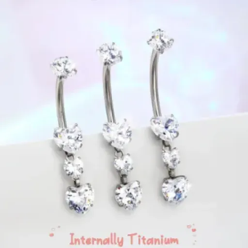 Test OUFER Internally Belly Bar 14G : un piercing de nombril simple, joli et plutôt fiable