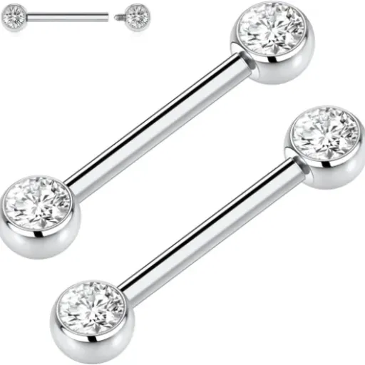 Test AROWRO Lot de 4 piercings téton titane : simple, discret et ça fait le job