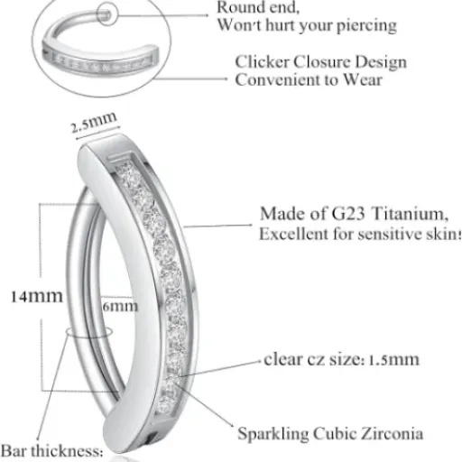 Test Piercing de nombril titane G23 Popuhoops : simple, hypoallergénique et plutôt fiable au quotidien