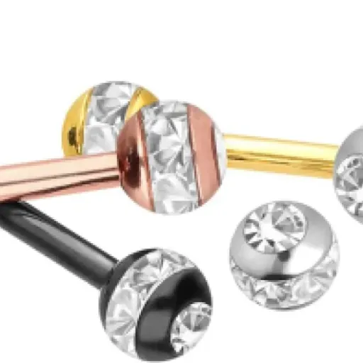 Test PIERCINGLINE Barbell 14 mm : un piercing langue/téton qui brille, mais pas parfait