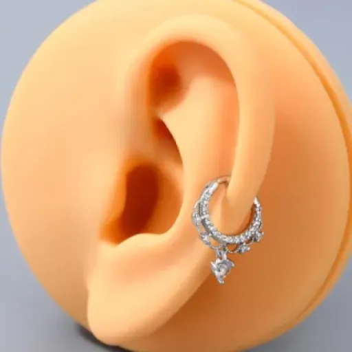 Test Jewseen anneau de septum cœur CZ : joli petit bijou pas cher qui fait le job