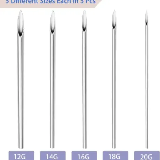 Test HOINCO 124 Pcs Body Piercing Kit : un gros kit pas cher, mais avec des pièces parfois manquantes