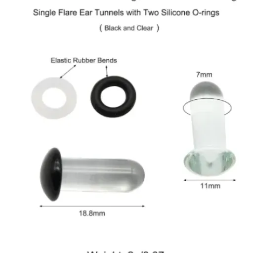 Test lot de 6 paires de plugs en verre : basique, pas cher, ça fait le job pour stretcher tranquille