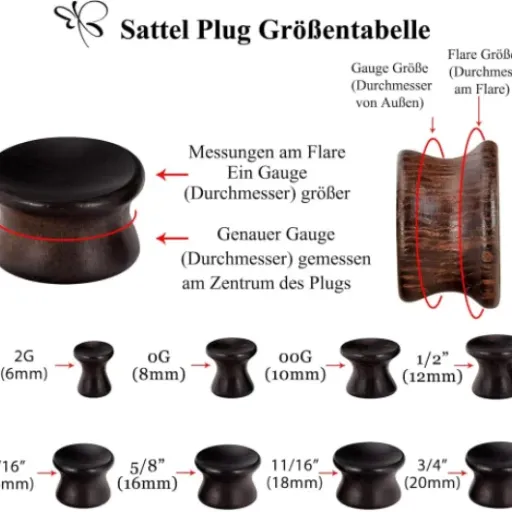 Test Longbeauty Lot de 6 écarteurs d'oreille 12 mm : des plugs en bois pas chers qui font le job