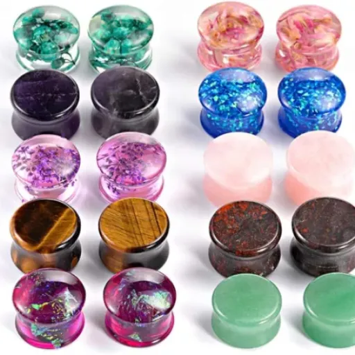 Test TBOSEN Lot de 10 paires de bouchons d'oreille en pierre mixte : beaucoup de plugs pour pas trop cher