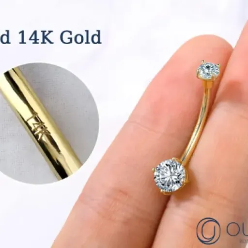 Test OUFER 14K Or Piercing Nombril : un bijou simple qui fait le job sans chichis