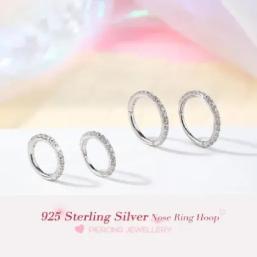 Test OUFER 18G Piercing Nez Argent 925 : un petit anneau simple qui fait le job au quotidien
