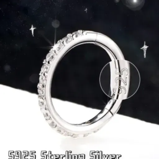 Test OUFER Helix Piercing Argent 925 8 mm : joli petit anneau, mais pas parfait