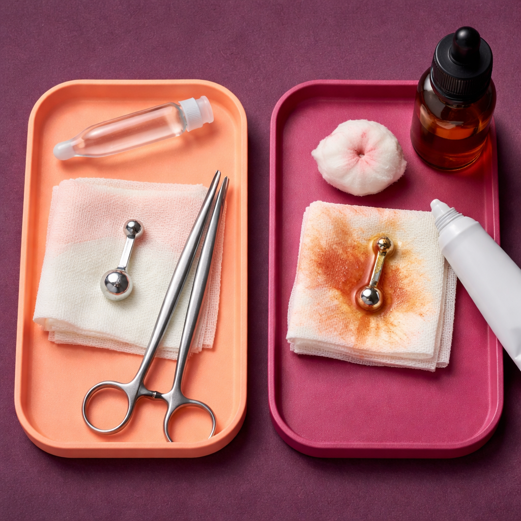Piercing au nombril qui rougit : infection ou simple irritation ?