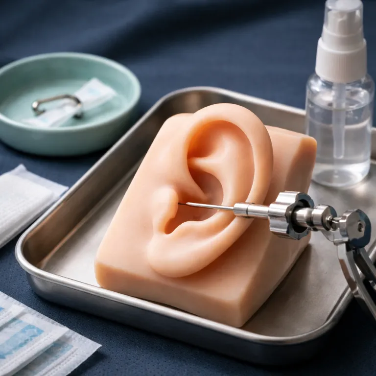 Piercing tragus : douleur, cicatrisation et bijoux adaptés