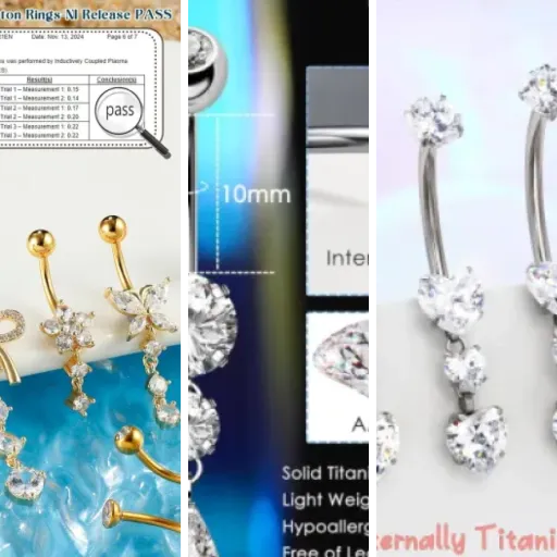 Top 4 des meilleurs piercings nombril avec pendentif (2026)