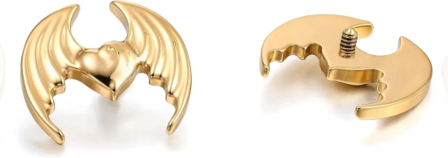 Bijoux de piercing en titane F136 hypoallergénique de qualité implant à dos plat, 18G, 6 mm 8 mm 10 mm, pour tragus, hélix, conque, cartilage, boucle d’oreille à tige couleur E