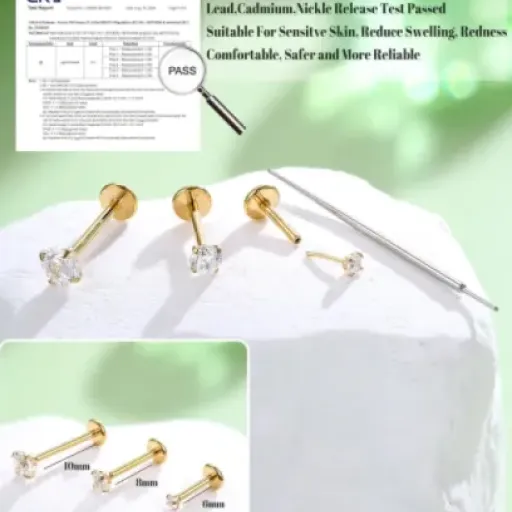 Test Chriscoco Tragus Labret Titane G23 : petit piercing pas cher qui fait le job
