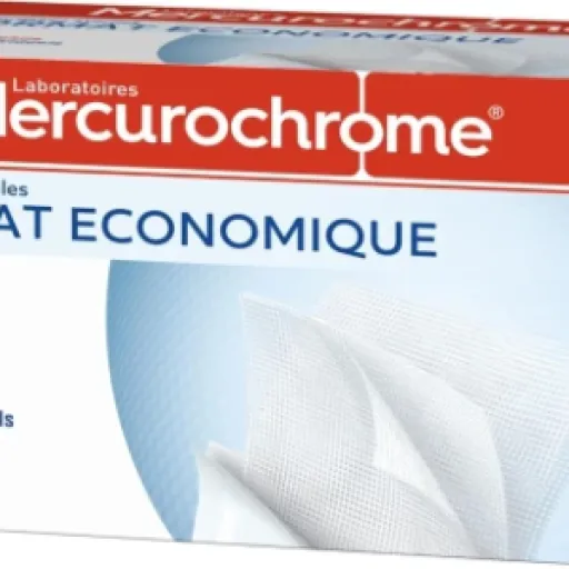 Test Compresses stériles Mercurochrome : le basique de trousse à pharmacie qui fait le job