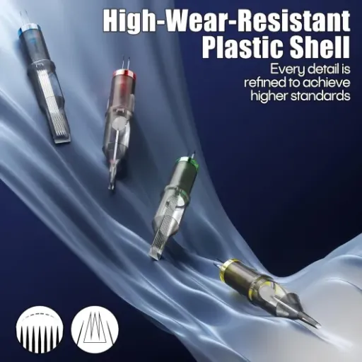 Test Poseidon Tattoo Cartridge Needles MIXPD10 : un kit de 50 aiguilles qui fait le job pour débuter sans se ruiner