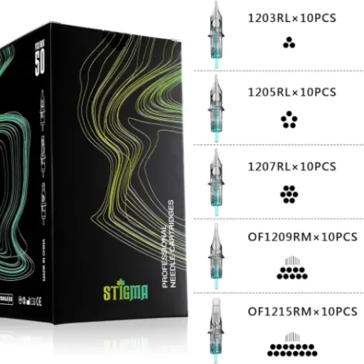 Test STIGMA Aiguilles Cartouches #12 : un kit RL/RM correct pour s’entraîner sans se ruiner