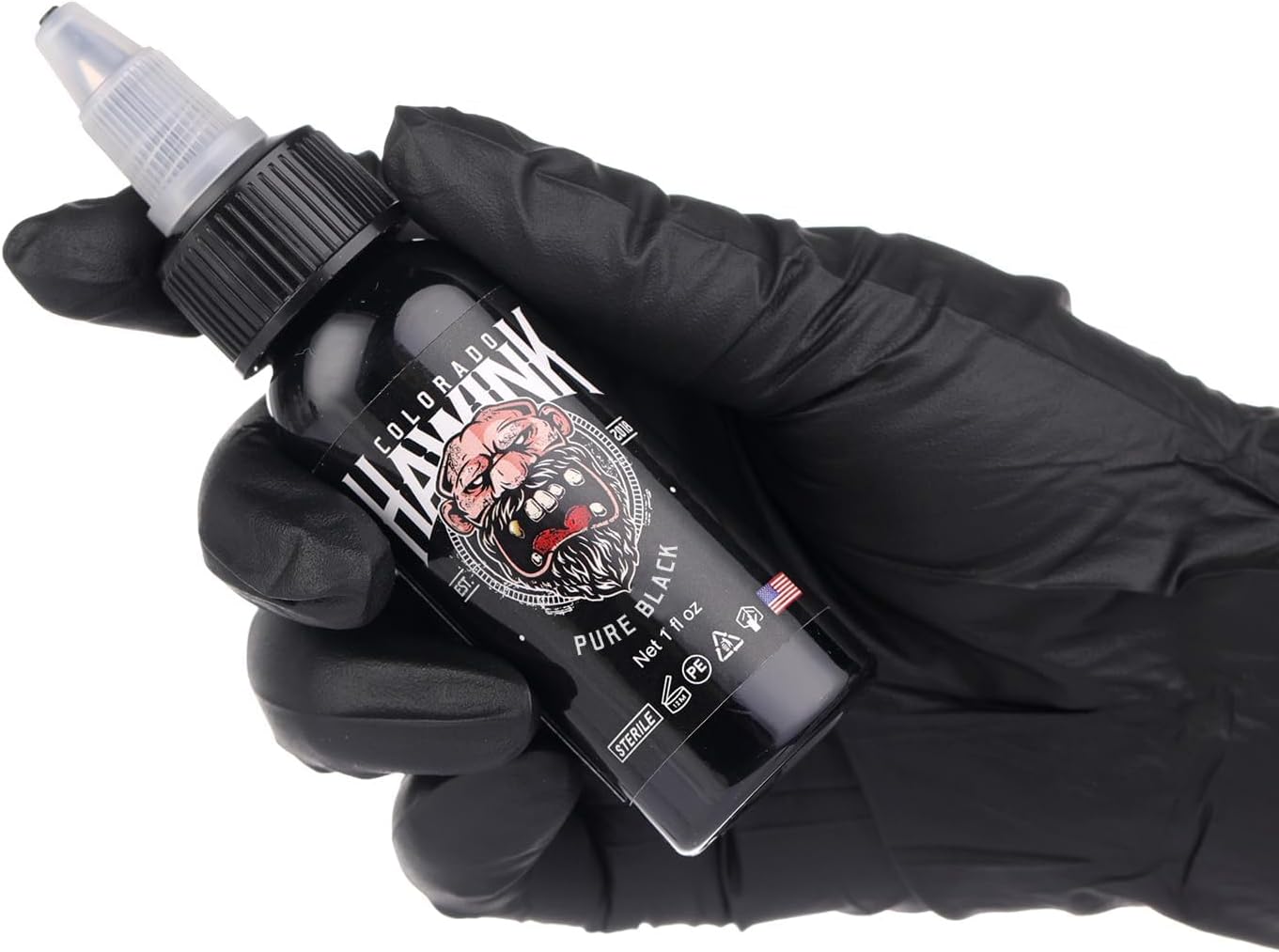 Encre Noire Tatouage Professionnel Noire Pur 1 Flacon de 30ml TI203-30-001 1oz Noir Pur