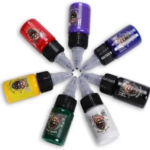 Test HAWINK Encre Tatouage 7x15 ml : un kit couleur pas cher qui fait le job (avec quelques limites)