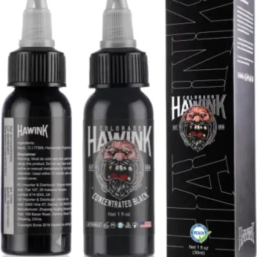 Test HAWINK Encre Tatouage Noir Concentré 30 ml : un noir bien costaud pour liner et ombrages