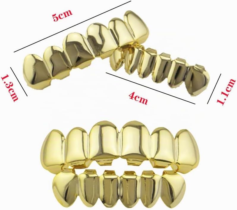 Hip Hop Dents Or avec une couleur cuivrée