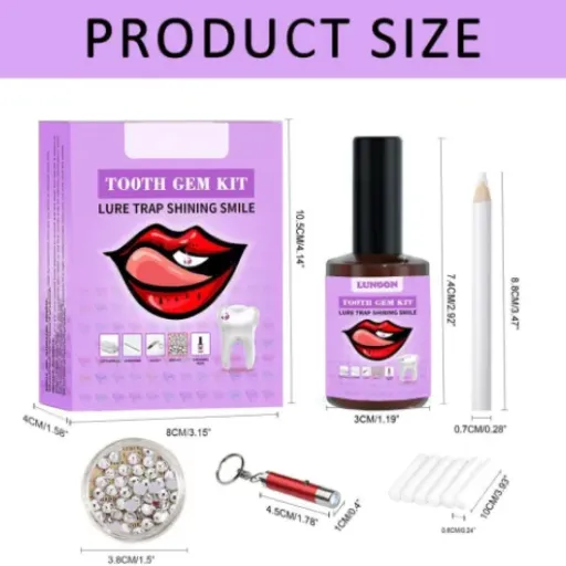 Test GXGM Kit Strass Dentaire : pas cher, complet… mais la colle gâche tout