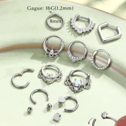 Test JeweBella 12 Piercings Septum 16G : le kit pas cher pour remplir tous tes trous