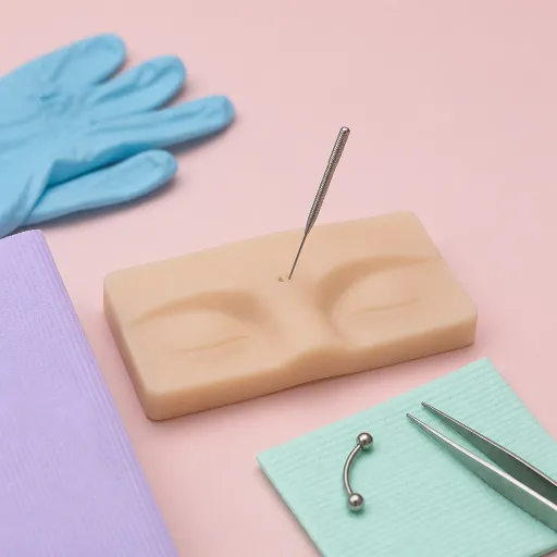 Piercing bridge : le percage entre les sourcils qui exige un perceur expérimenté