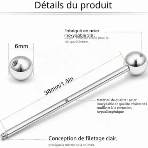 Test Funseedrr 6pcs barres industrielles 14G 35mm : du basique pas cher qui fait le job